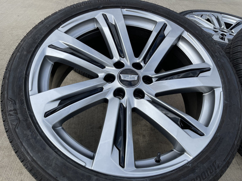 24" Cadillac Escalade V OEM wheels rims 2024 2025 2026 BRIDGESTONE DISCOUNTED Texas Truck Tire