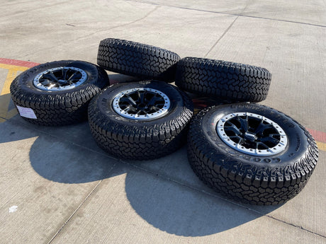 17" Ford F-150 Raptor Bronco R OEM Replica BEADLOCK 10460 rims wheels NEW 35" Texas Truck Tire