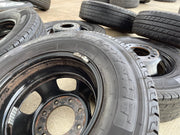 17" Dodge Ram 3500 Dually Laramie 8x200 wheels rims 2703 2704 OEM IRONMAN Texas Truck Tire