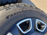 20" Ford F-250 F-350 OEM Lariat Platinum wheels rims 10486 A/T tires NEW Texas Truck Tire