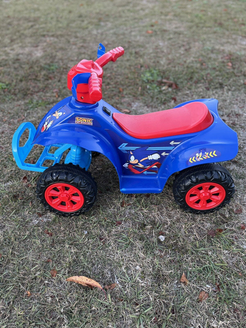 Kids Sonic Hedgehog Themed Quad ATV Ride-On Toy