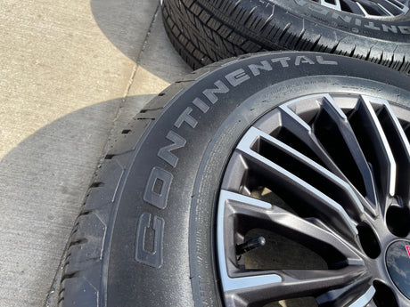 20" GMC Sierra Yukon Chevy Silverado OEM wheels rims 2024 2025 2026 NEW Texas Truck Tire