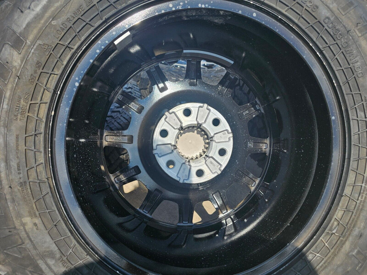 (4) 18" AEV SALTA GMC Sierra AT4X Chevy Silverado OEM rims wheels 2024 2025 Texas Truck Tire