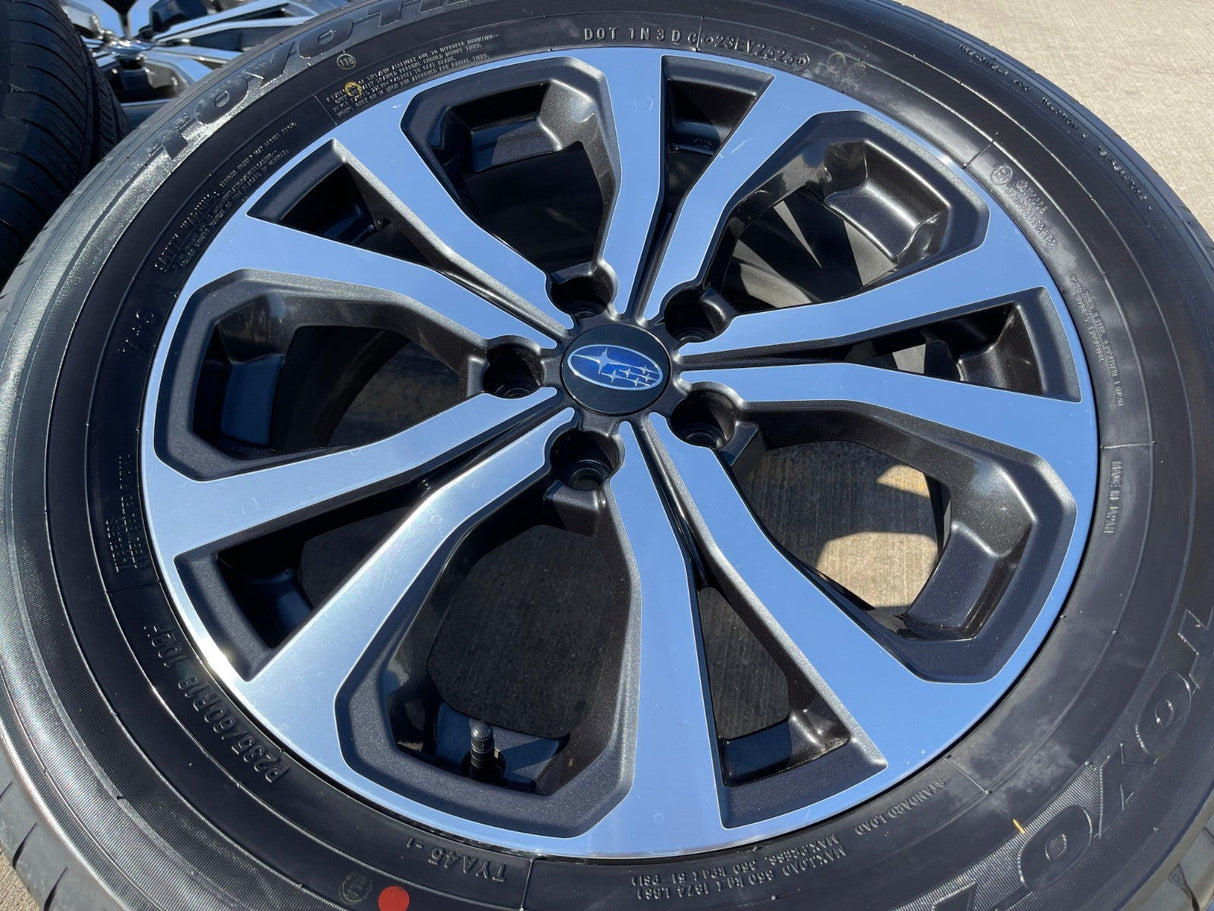 18" Subaru Outback Legacy Forester OEM wheels rims 68869 tires NEW TOYO Texas Truck Tire