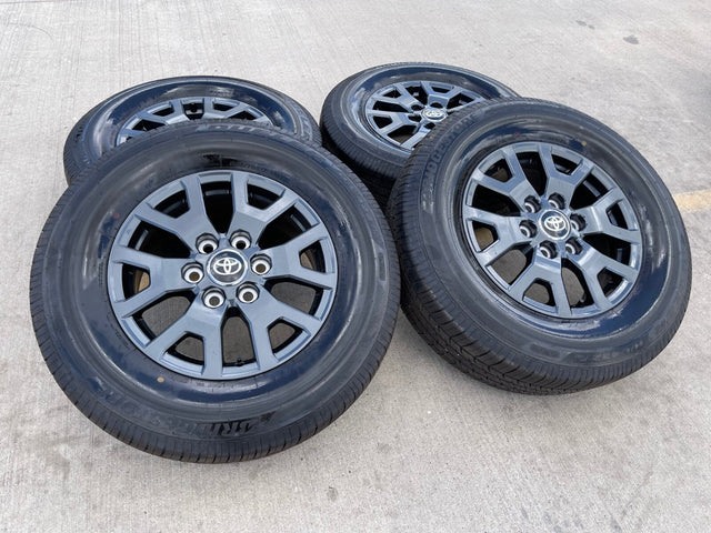 17" Toyota 4Runner Tacoma TRD OEM 94254 10637 wheels rims 2024 2025 2026 NEW Texas Truck Tire