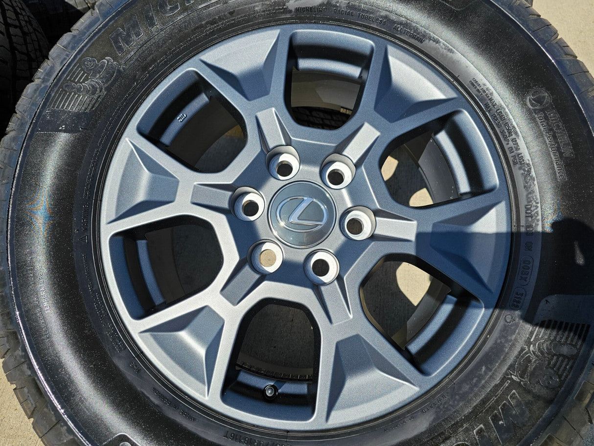 18" Lexus GX550 OEM wheels rims Toyota Land Cruiser Tundra Sequoia MICHELIN NEW Texas Truck Tire