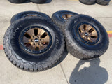 17" Ford F-150 Raptor OEM BEADLOCK 10114 BRONZE rims wheels tires BFG 37" NEW Texas Truck Tire