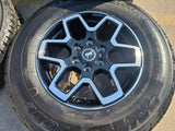 18" Ford Ranger Bronco wheels rims tires black 95213 tires 2023 2024 2025 NEW Texas Truck Tire