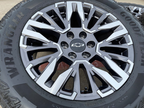20" Chevy Silverado Z71 GMC Sierra Canyon Colorado OEM wheels rims 2025 2026 Texas Truck Tire
