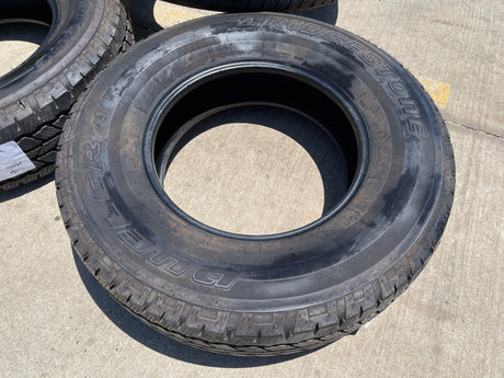 (5) 255/75/17 Bridgestone Dueler A/T tires Jeep Wrangler Ford Bronco Texas Truck Tire
