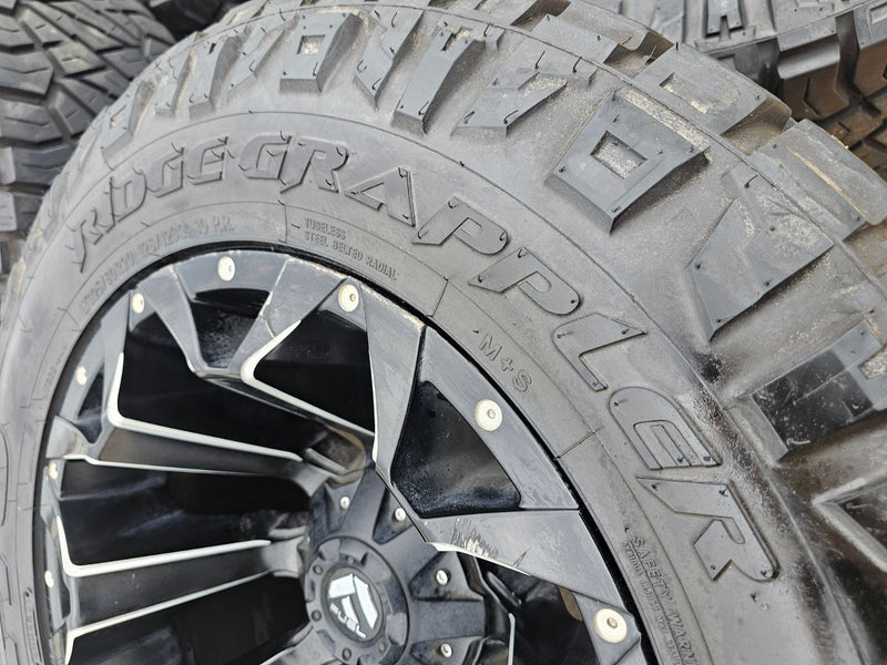 20x12 Fuel D546 Assault Chevy Silverado Ford F-150 RAM wheels rims 6x139 6x135 Texas Truck Tire