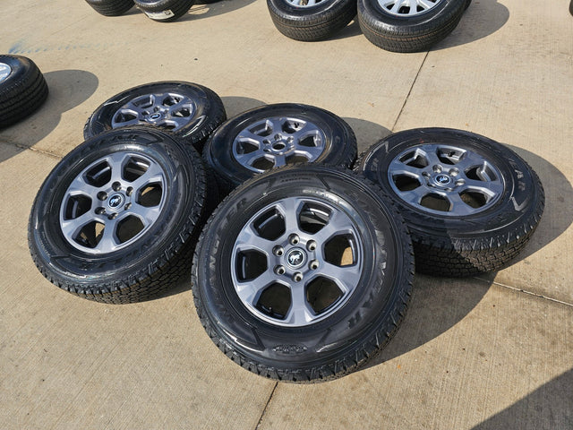 17" Ford Bronco Big Bend wheels rims 10384 OEM Ranger 2024 2025 2026 GOODYEAR Texas Truck Tire