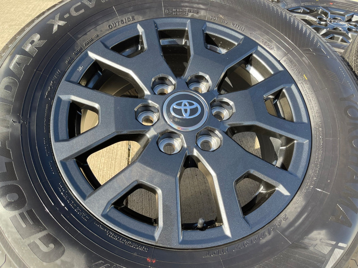 17" Toyota 4Runner Tacoma TRD OEM 94254 10637 wheels rims 2024 2025 2026 NEW Texas Truck Tire