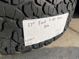 17" Ford F-150 Raptor Bronco OEM rims wheels 10461 tires 37" BFG Texas Truck Tire