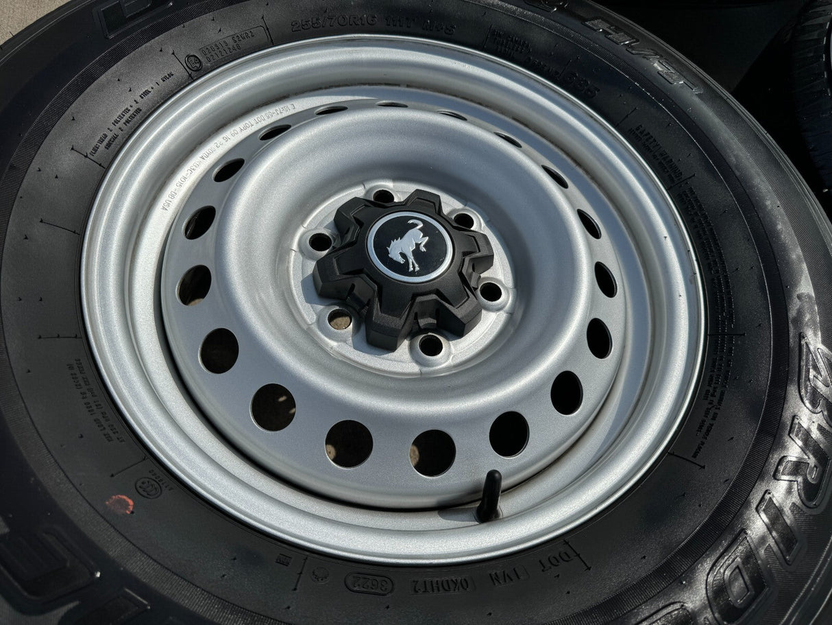 16" Ford Bronco steel wheels rims tires 10226 Ranger 2021 2022 2023 2024 2025 Texas Truck Tire