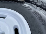 17" Ford Bronco HERITAGE SASQUATCH OEM 10463 wheels rims white 37" BFG NEW Texas Truck Tire