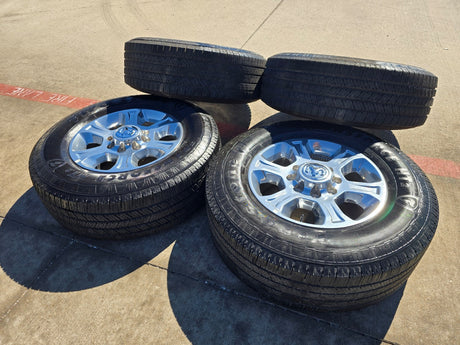 18" Ram 2500 3500 Laramie Power Wagon OEM wheels rims 2692 tires FIRESTONE Texas Truck Tire