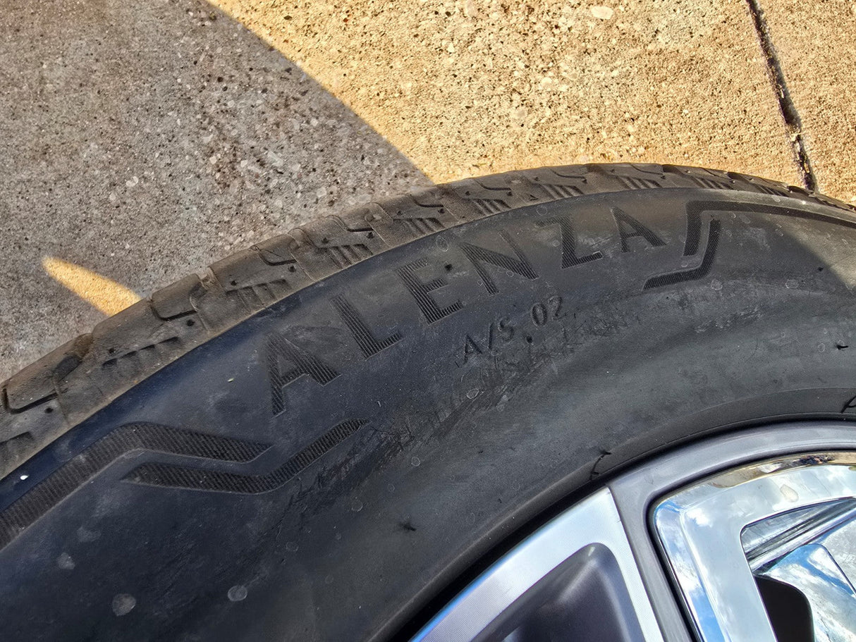 22" GMC Yukon Chevy Tahoe Escalade OEM chrome 95513 wheels rims BRIDGESTONE Texas Truck Tire