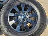 18" Toyota Land Cruiser OEM TRD black wheels rims 95952 Tundra Sequoia Texas Truck Tire
