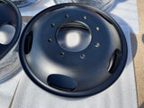 17" Ford F-350 Dually OEM 3618 3619 black rims wheels NEW Texas Truck Tire