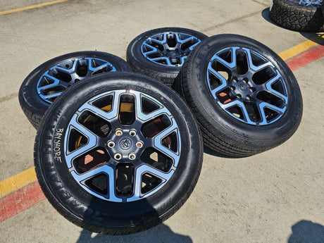 20" Dodge Ram 1500 OEM 94059 Laramie wheels rims 68583860AA 2024 2025 2026 NEW Texas Truck Tire