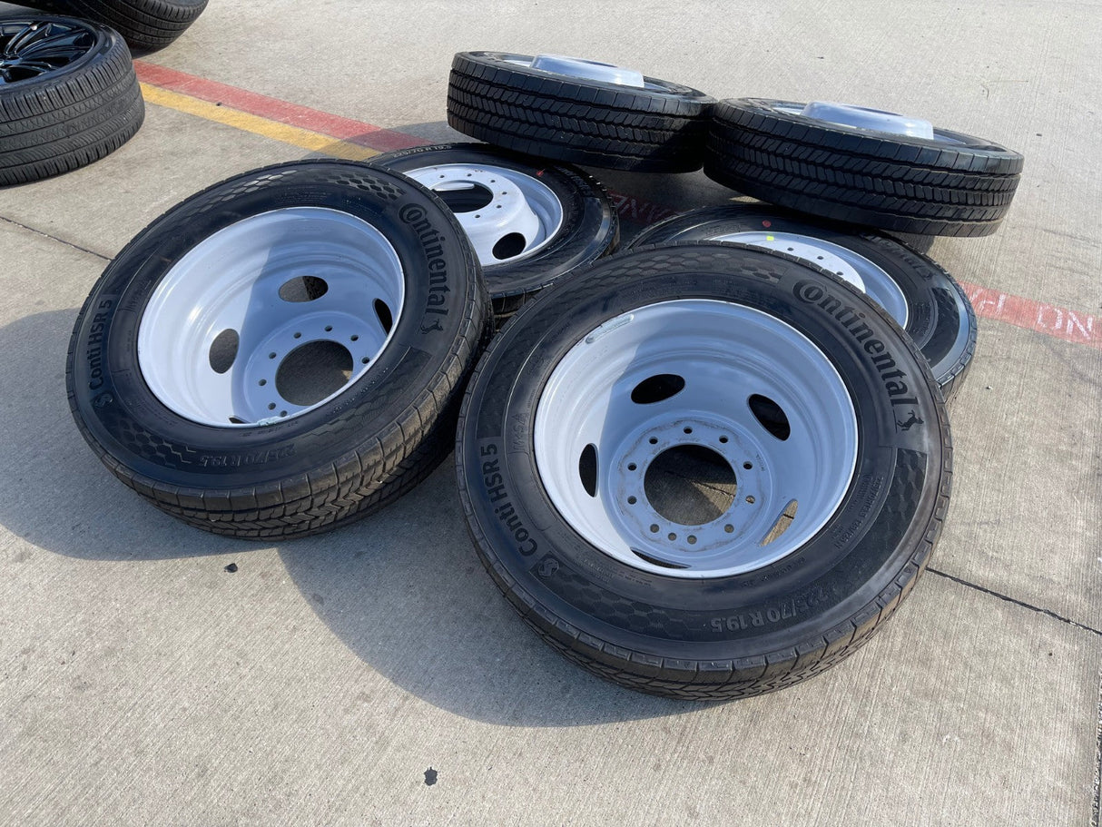 19.5" Ford F-450 Dually F-550 rims wheels RAM 4500 OEM 10x225 2024 2025 2026 NEW Texas Truck Tire