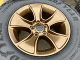 (4) 17" Jeep Wrangler Rubicon OEM 96226 wheels rims Gladiator NEW Texas Truck Tire