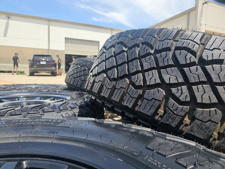 18" AEV SALTA GMC Sierra AT4X Chevy Silverado OEM rims wheels GOODYEAR Texas Truck Tire