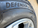 20" GMC Sierra Yukon DENALI OEM wheels rims 5699 5644 MICHELIN DEFENDER LTX M/S2 Texas Truck Tire