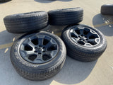20" Dodge Ram 1500 OEM Laramie Black 2680 wheels rims 2022 2023 2024 2025 2026 Texas Truck Tire