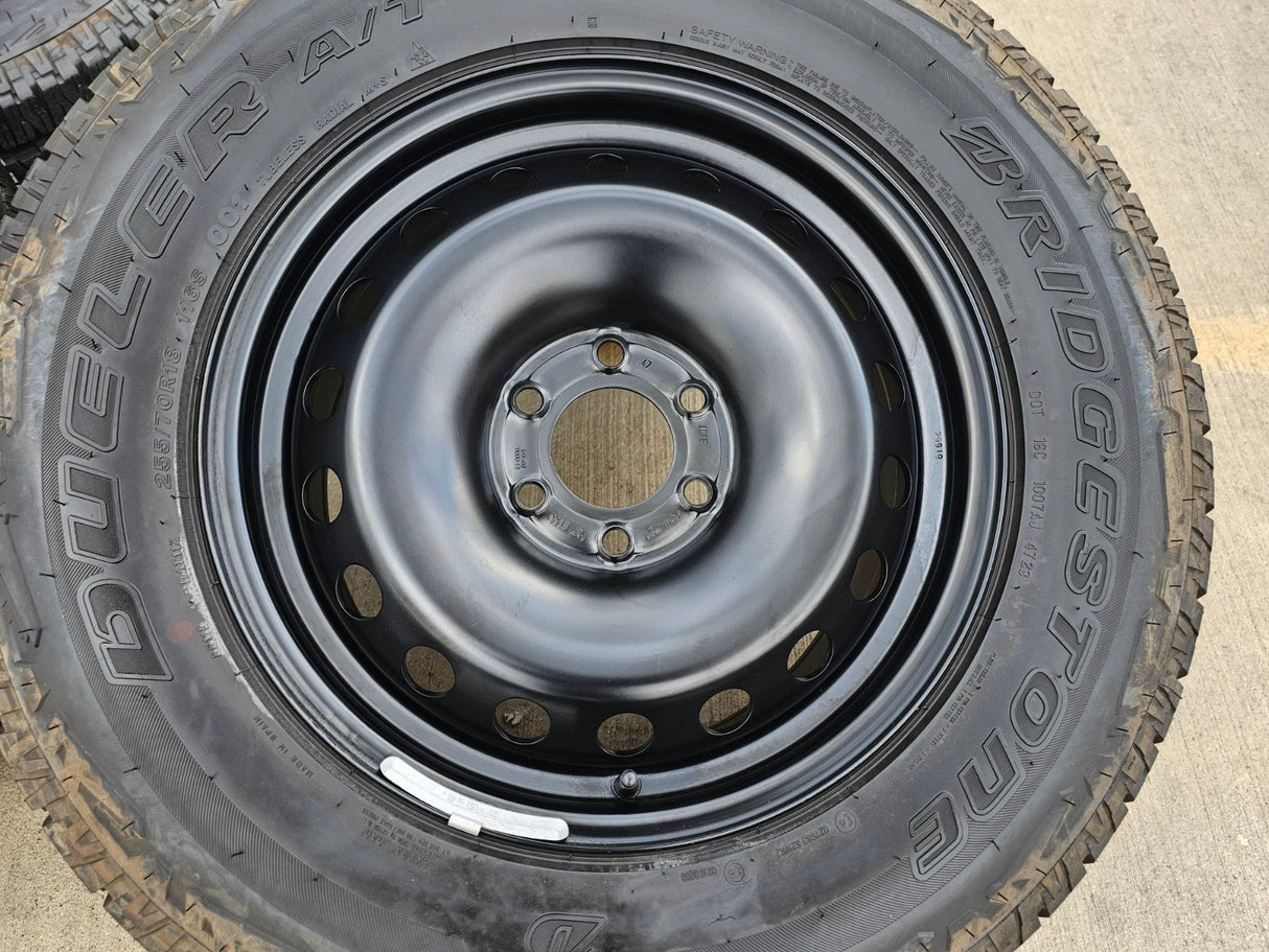(4) 18" INEOS Grenadier OEM wheels rims tires STEEL 2023 2024 2025 2026 2027 NEW Texas Truck Tire