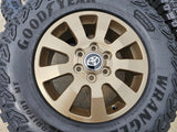 18" Toyota Land Cruiser OEM TRD wheels rims 95952 Tundra Sequoia BRONZE NEW Texas Truck Tire