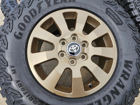18" Toyota Land Cruiser OEM TRD wheels rims 95952 Tundra Sequoia BRONZE NEW Texas Truck Tire