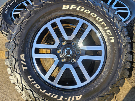 17" INEOS Grenadier OEM black wheels rims 8775 tires 2023 2024 2025 2026 NEW BFG Texas Truck Tire