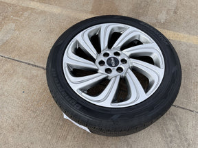 (1) 22" Lincoln Navigator BLACK LABEL OEM 10497 rim wheel 2022 2023 2024 HANKOOK Texas Truck Tire