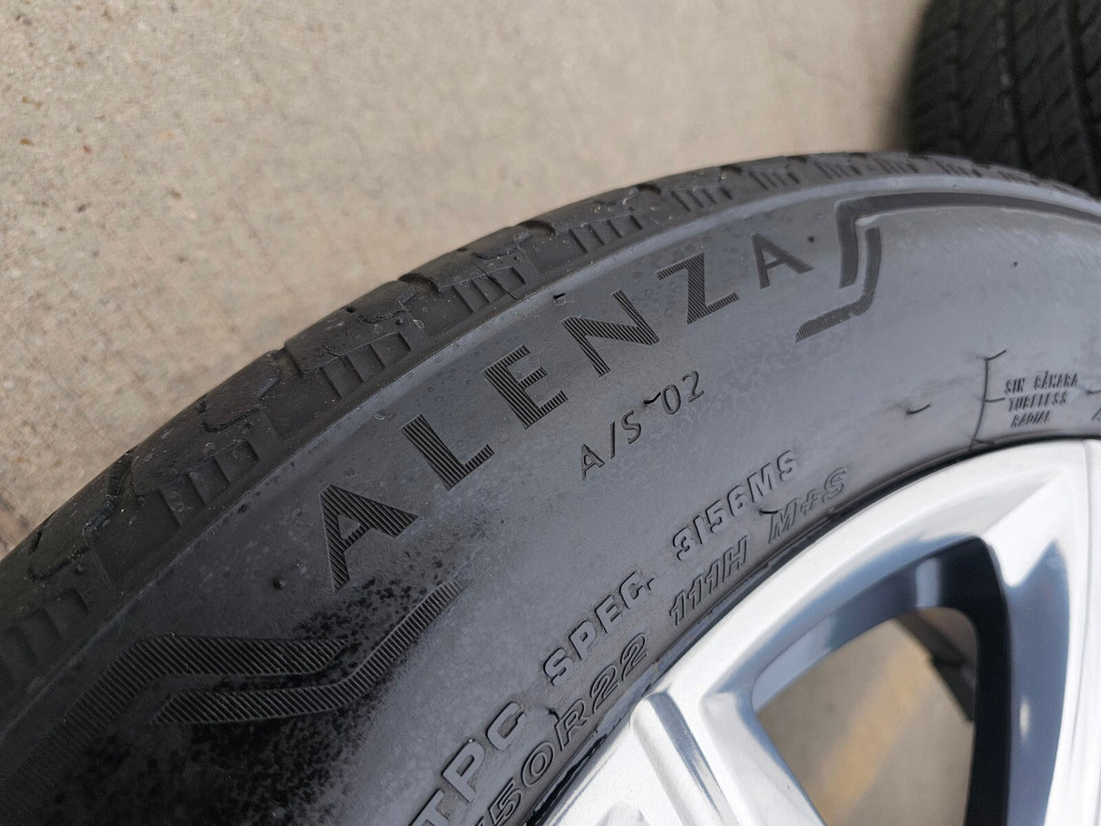 22" Cadillac Escalade Platinum OEM ORIGINAL 95078 wheels rims BRIDGESTONE Texas Truck Tire