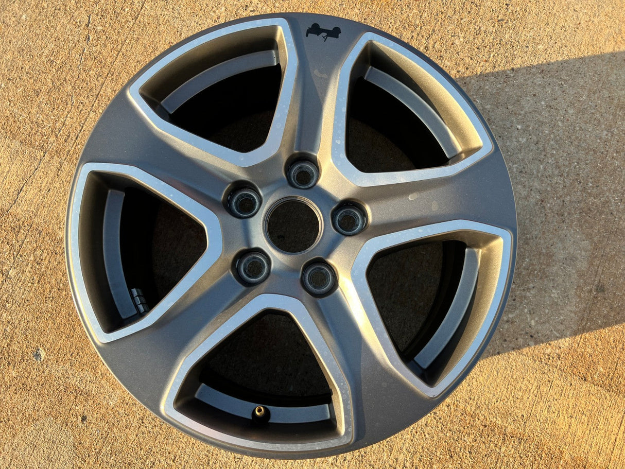 17" Jeep Wrangler Rubicon OEM wheel rim 9217 Gladiator spare 2021 2022 2023 2024 Texas Truck Tire