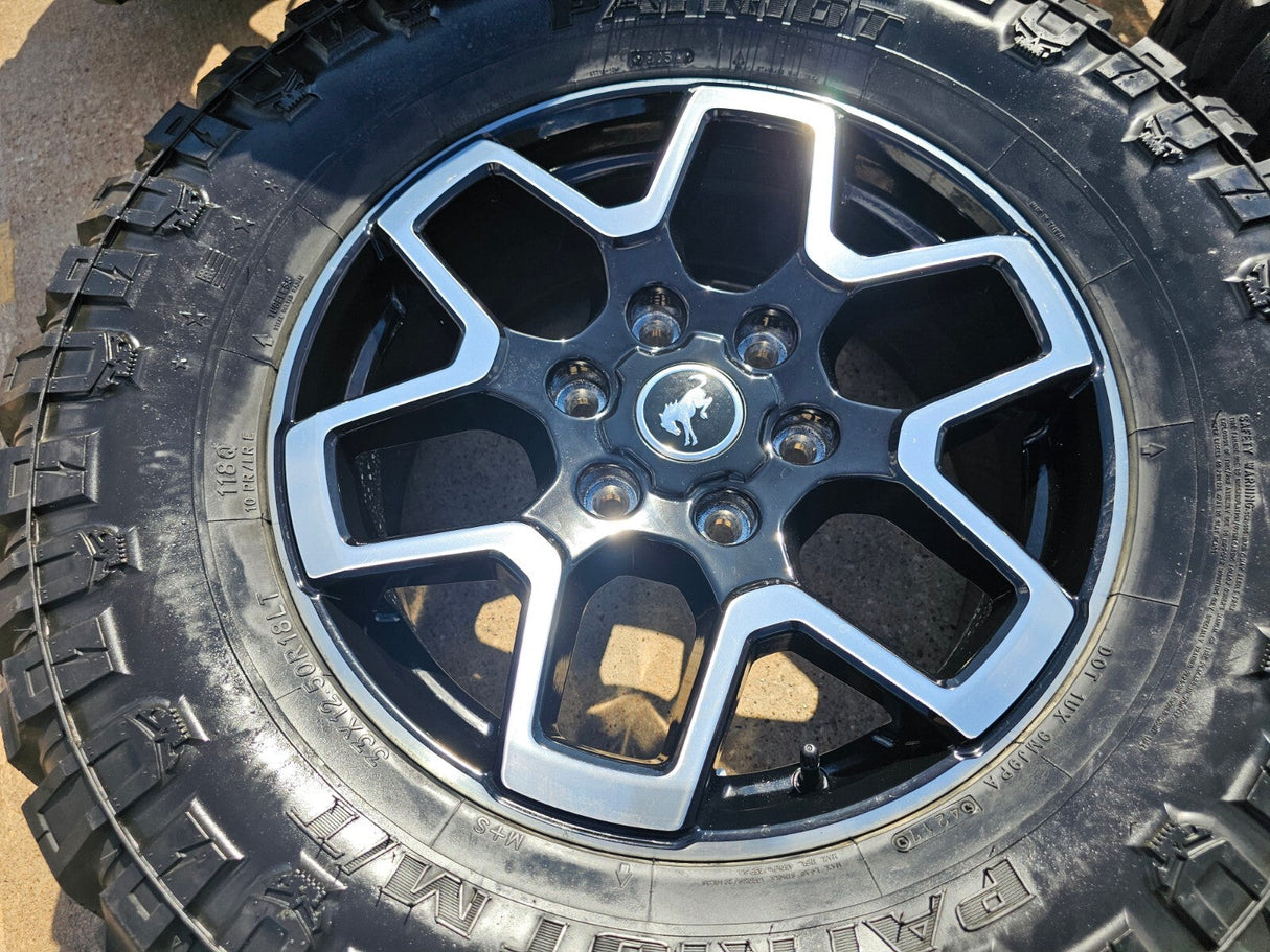 18" Ford Ranger Bronco wheels rims 95213 tires 2022 2023 2024 2025 33" Texas Truck Tire