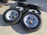 19.5" Ford F-450 Dually F-550 rims wheels RAM 4500 OEM 10x225 CONTINENTAL Texas Truck Tire