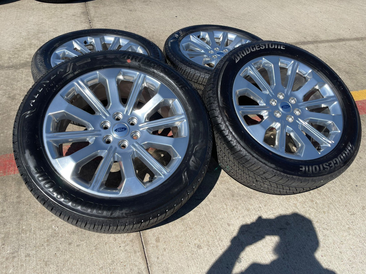 22" Ford F-150 King Ranch LIMITED OEM rims wheels 10349 Expedition 2024 2025 Texas Truck Tire