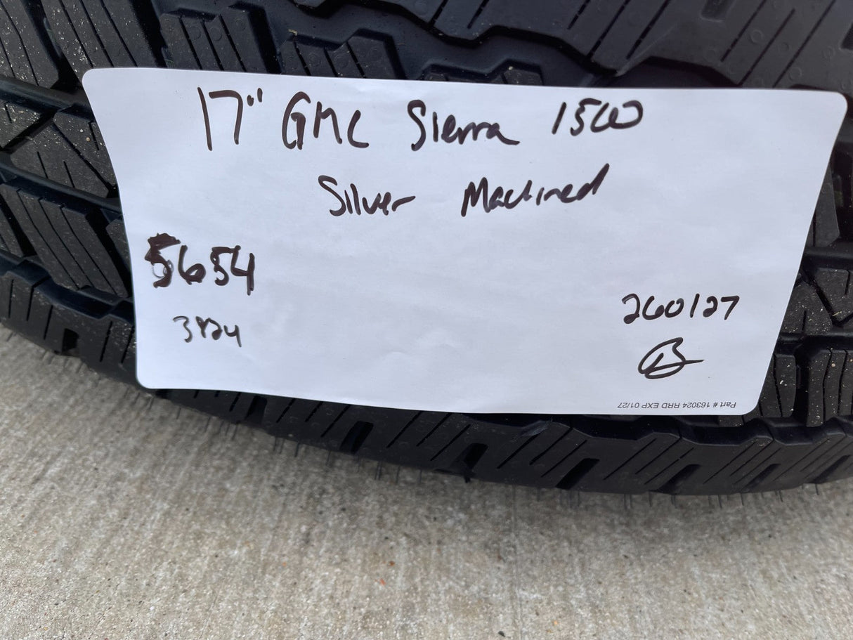 17" GMC Sierra Yukon Chevy Silverado Tahoe OEM 5654 wheels rims BRIDGESTONE A/T Texas Truck Tire