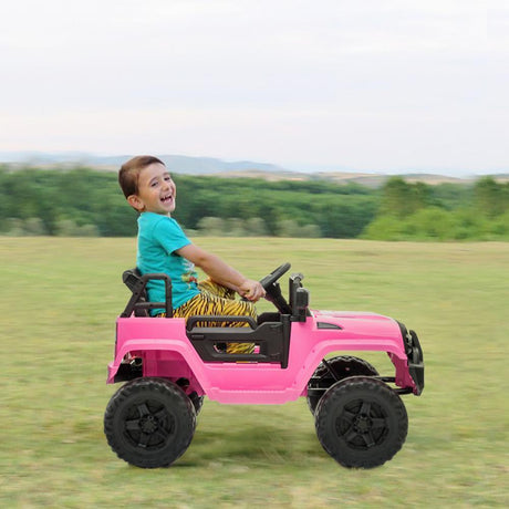 Electric Ride-On Car Truck for Kids with Remote Control and 3 Speed Options - Perfect Gift for Boys and Girls (12V)