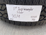 17" Jeep Gladiator OEM wheels rims 9074 Wrangler GOODYEAR TERRITORY A/T NEW Texas Truck Tire