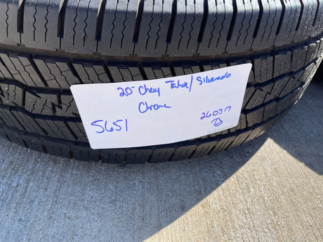 20" Chevy Silverado Tahoe OEM wheels rims 5651 CHROME DISCOUNTED Texas Truck Tire