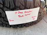 17" INEOS Grenadier OEM black wheels rims 8775 tires 2023 2024 2025 2026 NEW BFG Texas Truck Tire