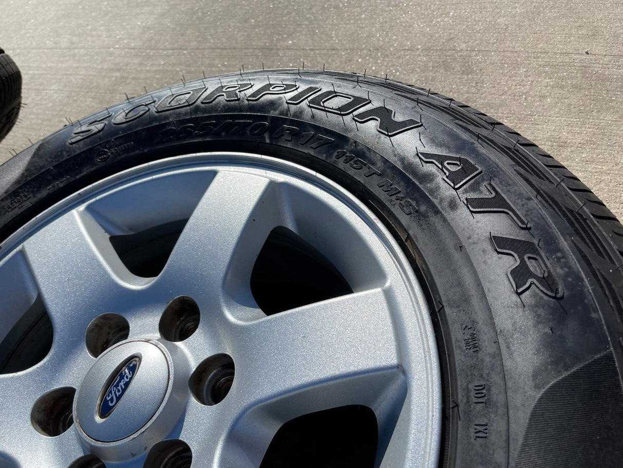 17" Ford F-150 Expedition OEM rims wheels 3661 tires NEW PIRELLI A/T Texas Truck Tire
