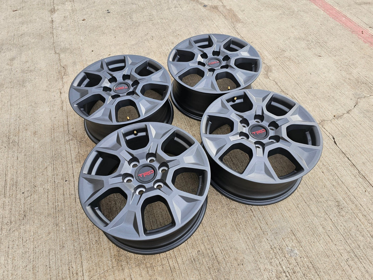 18" Toyota Land Cruiser TRD Tundra Sequoia OEM wheels rims Tacoma GX550 2026 NEW Texas Truck Tire