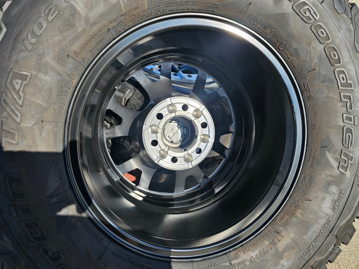 17" Ford F-150 Raptor R OEM Replica BEADLOCK 10460 rims wheels 35" tires BFG NEW Texas Truck Tire