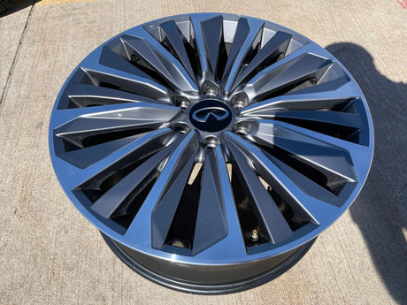(1) 22" Infiniti QX80 QX56 Nissan Titan Armada OEM 94236 wheel rim 2025 2026 Texas Truck Tire