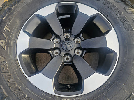 18" Dodge Ram 1500 Rebel Black OEM 2671 wheels rims TOYO A/T3 35" Texas Truck Tire